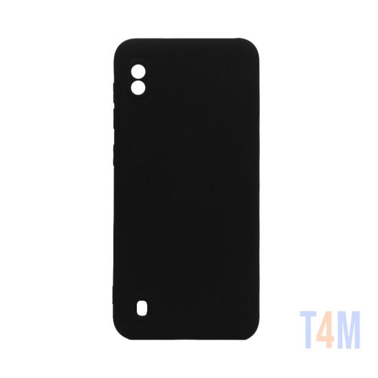 Funda de Silicona con Marco de cámara para Samsung Galaxy A10 Negro